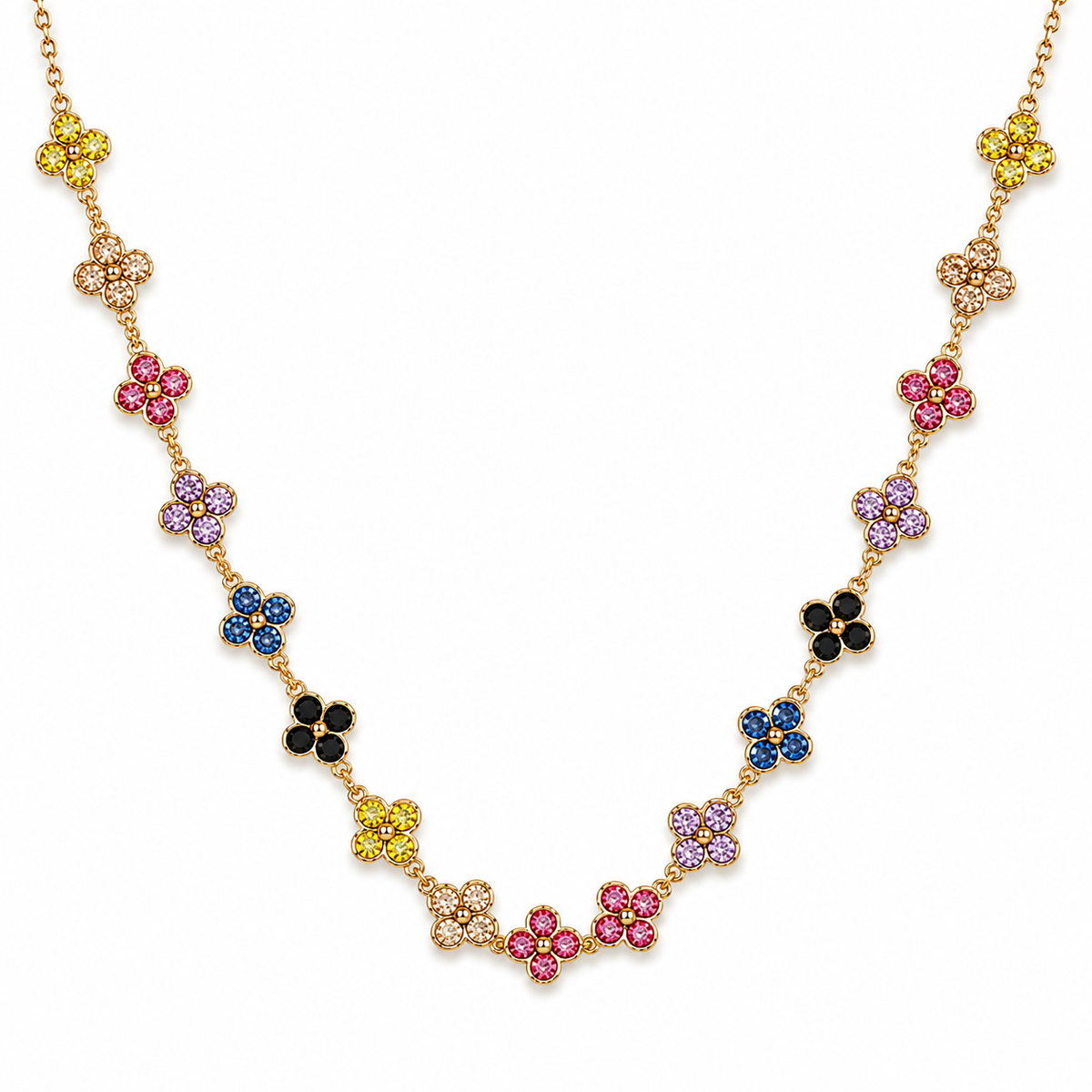 COLLIER JARIN FLEURI
