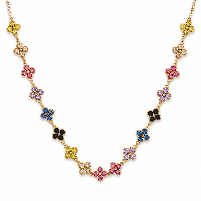 COLLIER JARIN FLEURI